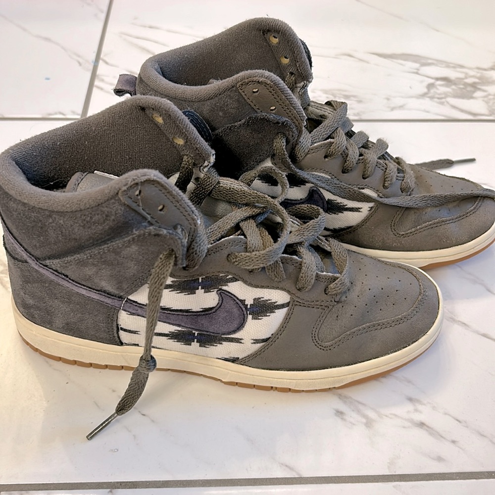 Vintage Nike Dunk High Hi Skinny Aztec Southwestern Tribal Limited Edition 6.5